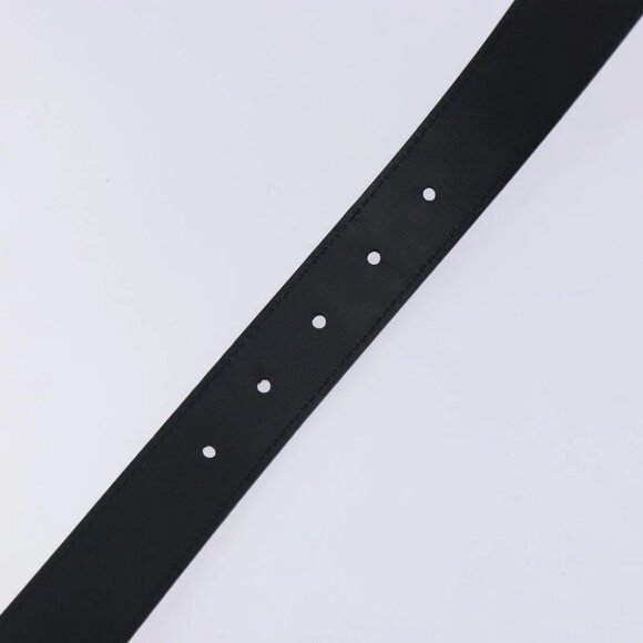 LOUIS VUITTON Multicolor Ceinture LV cut Belt Black M6890 LV Auth - Picture 10 of 12